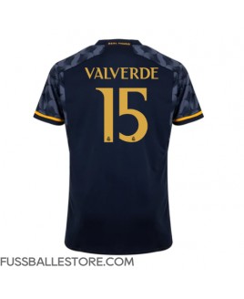 Günstige Real Madrid Federico Valverde #15 Auswärtstrikot 2023-24 Kurzarm